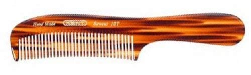 Kent Hand Made 8 Inch Wet/Thick Coarse Hair Rake Comb - 10T