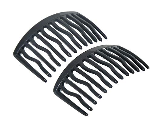 Charles J. Wahba Squiggly Tooth Comb Pair - Black