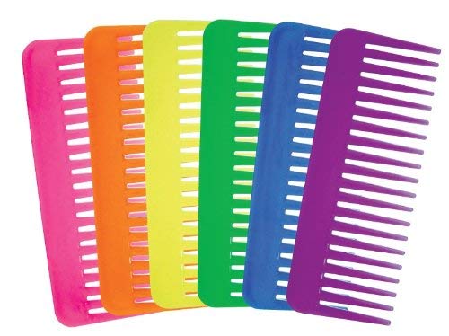 Aristocrat Neon Fluff Combs In A Container (Pack of 36)