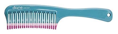 Mebco Double Dipped Detangler Large MPRO100 - Blue, 4 pieces, Double dipped, protects hair scalp, hair comb, hair pick, detangles, combs through your hair, no more tangle, thick hair, thin hair, long hair, oil, straight